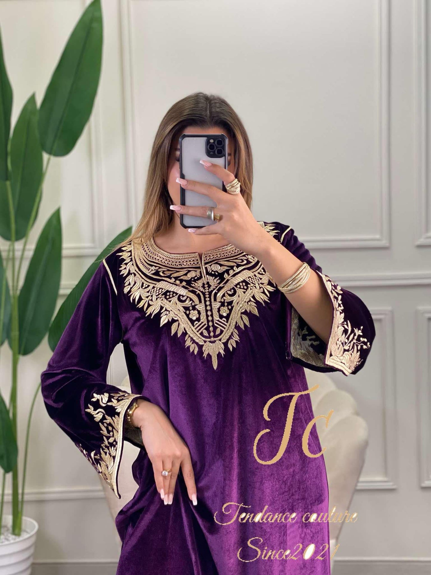 Robe orchidée